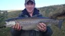 Campbell Nicolson with 9lbs 1oz Shetland Trout.  May 2010